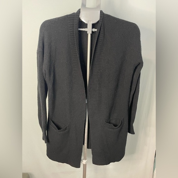 Loft Black Open Front Cardigan‎ Size small - Picture 1 of 7